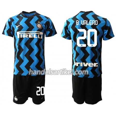 Inter Mailand Borja Valero 20 Kinder Heim Trikotsatz 2020/21 Kurzarm (+ Kurze Hosen)